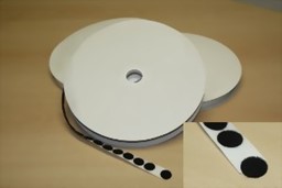 Zeige Details für F85V14H-13 selbstklebende Hakenpunkte 13 mm rund, 1.500 Stück pro Rolle Bild von F85V14H-13 selbstklebende Hakenpunkte 13 mm rund, 1.500 Stück pro Rolle