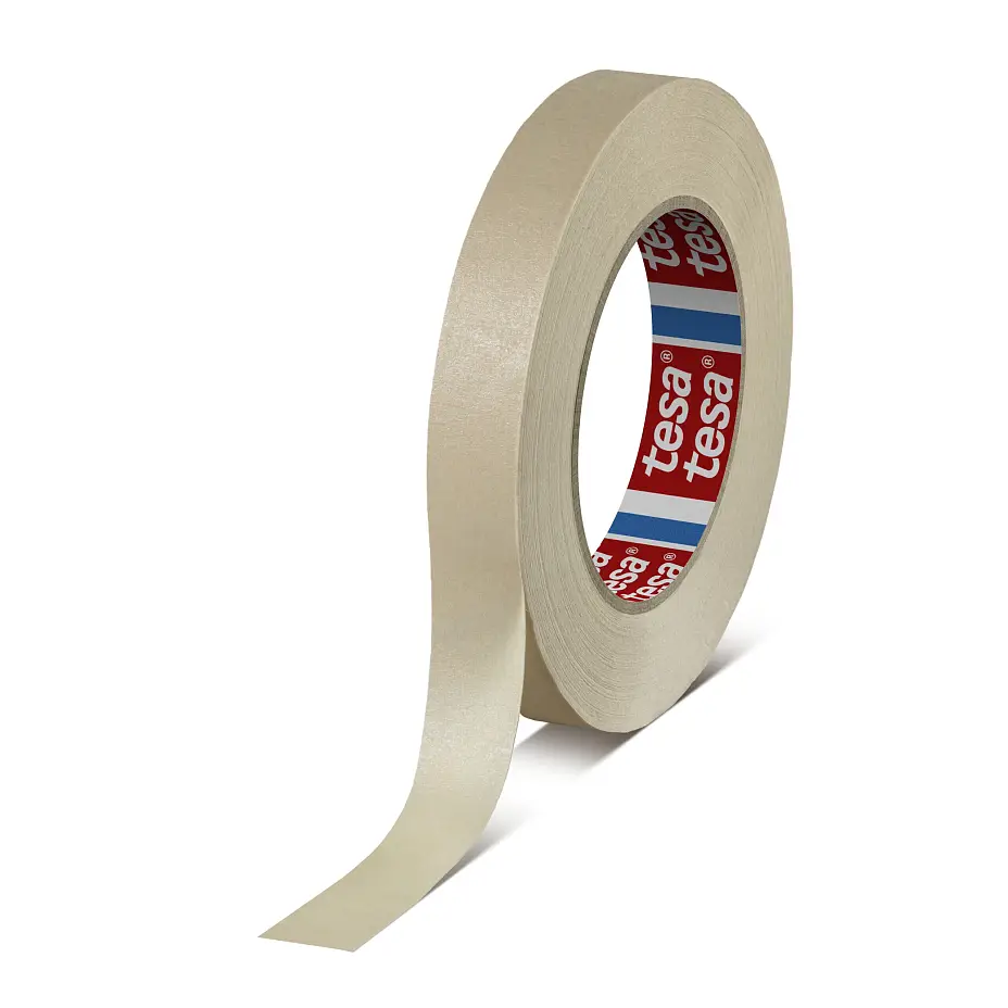 Bild von tesakrepp® 4302 Hochleistungs-Papierabdeckband braun