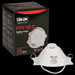 Bild von Atemschutzmaske FFP2 NR D mit Ausatemventil - Schutzstufe 2 - VE 120 Stück
