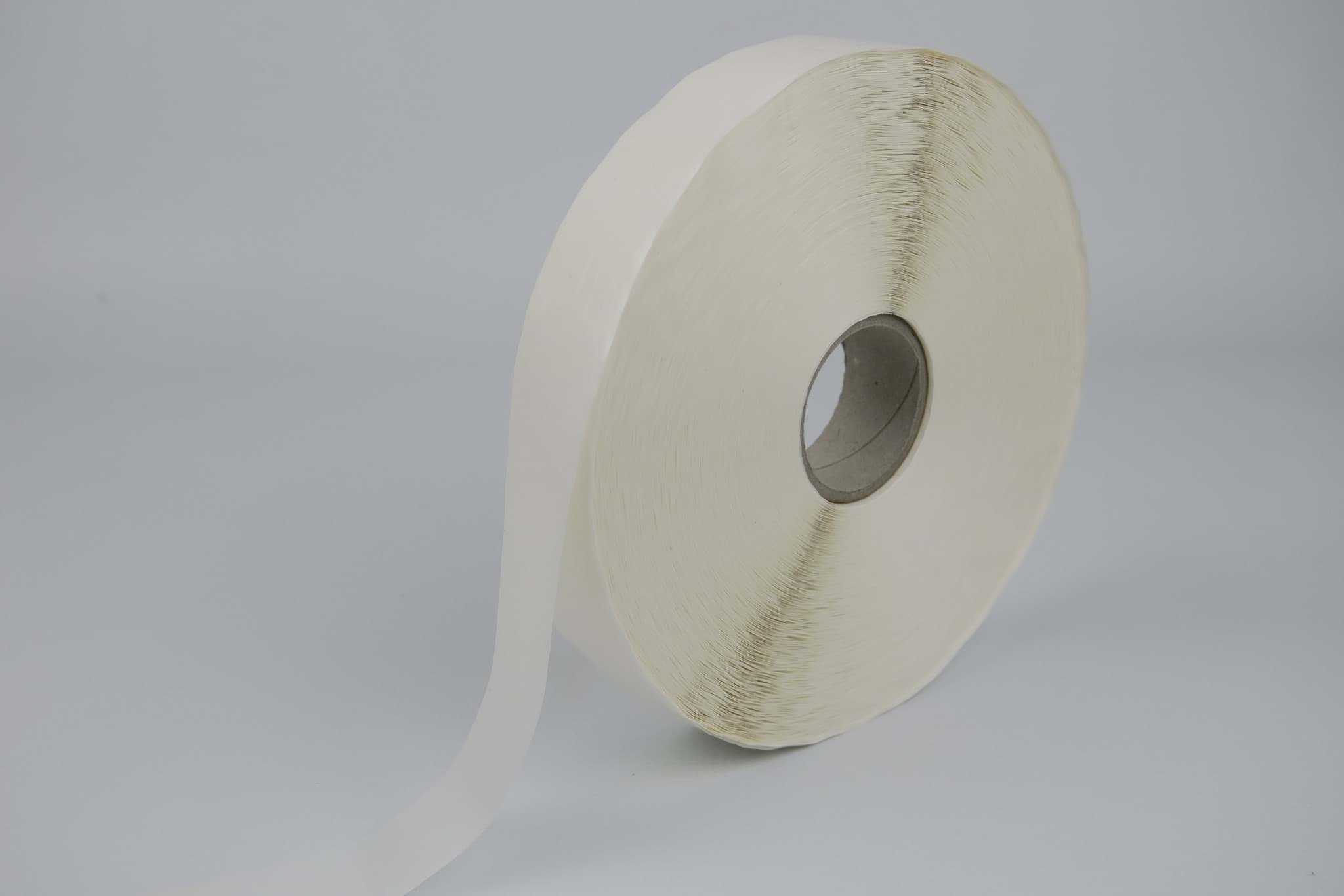 rund Verschlussetiketten auf Rolle transparent permanent klebend